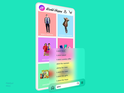 Search bar 022 100daychallenge adobexd app dailyui ecommerce glassmorphism mobile app navbar search search bar
