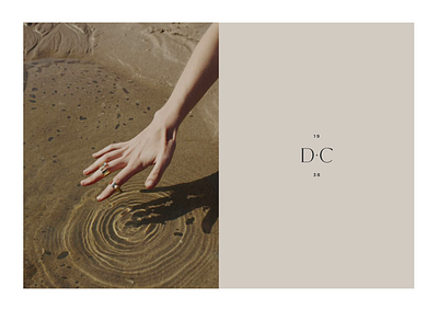 DC brand design branding graphicdesign initial jewelry logo minimal