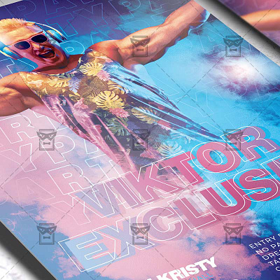 Dj Guest - Flyer PSD Template club flyer design club party club party psd dj battle party psd psd flyer sexy club sexy dj sexy flyer sexy party sexy party flyer