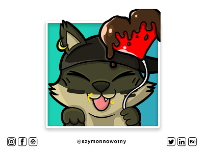 Twitch military cat emote cute #1 art artist artwork creative design designer digital digitalart drawing emoteart illustration szymonnowotny twitch twitchemote twitchemotes