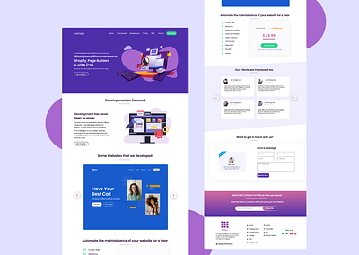 Coding ss landing page design inspiration design inspiration landing page minimal uiux web design