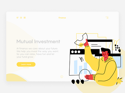 Landing Page Design for Finance adobe figma figmadesign finance graphicdesign landing design landing page design landingpage ui ui design uidesign uiux ux uxdesign uxui vector web design webdesign website website design