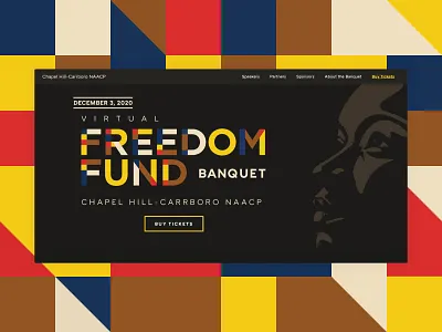 Microsite design homepage pattern typography web web design website