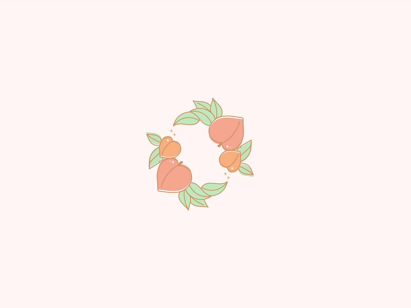Peachy Nails by Heather Pelosi on Dribbble