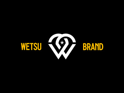 WETSU Logo Design apparel army bold brand brand identity brand logo branding branding design clean identity logo logos logotype merch minimal simple vanguard wetsu