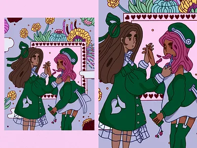 Sugar Water abstract art character character design design drawing illustration line art