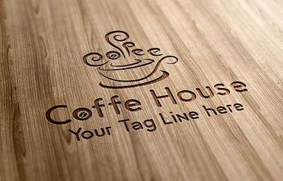 Coffe House branding design flat graphic design illustrator logo minimal typography vector