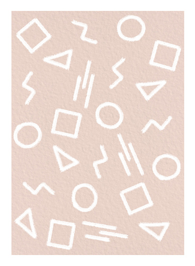 Memphis art print digital art illustration memphis design modern painting pattern pink pop art trendy