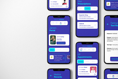 MediCord - Your Medical Information, At A Tap app coronavirus doctor app gp medical medical app medical care medical design minimal nhs ui ux