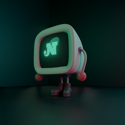 Compu 3d 3d art blender 3d graphic design green illustration modeling