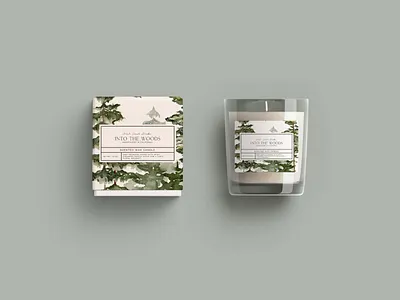 West Coast Wicks - Into The Woods brand design branding candle candle packaging concept design graphic design packaging