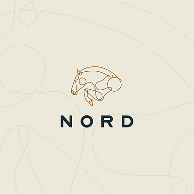 Nord riding centre logo branding equestrian equestrian logo farm horse horse logo logo nordic norway pony riding sport stable