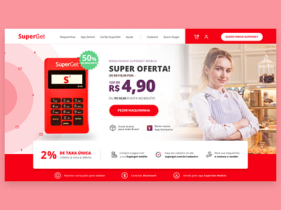 Redesign SuperGet card cards ui redesign site ui web