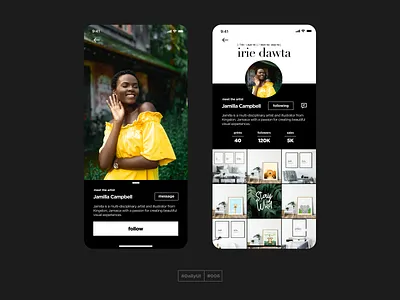 #DailyUI | Day #006 - User Profile 006 dailyui dailyuichallenge design jamaica product design ui ui design user profile ux ux design