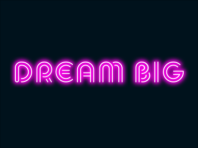 Dream Big adobe daily dailychallenge dailycreativechallenge design flat illustration illustrator minimal typography