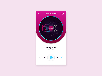 DailyUI - 009 dailyui music player