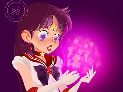 Sailor Moon art artwork digital painting illustration illustrator