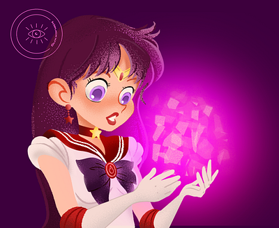 Sailor Moon art artwork digital painting illustration illustrator