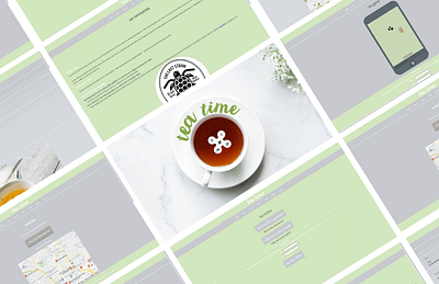 Tea Time Website uiux web development website design