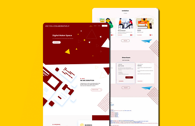 Collaborative.ly Landing Page UI/UX uiux website design