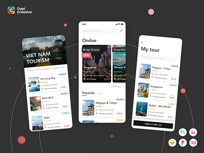 Travel Booking App app app design application book booking booking app books creative design mobile mobile app mobile app design mobile design mobile ui travel travel app traveling ui ui kit ux