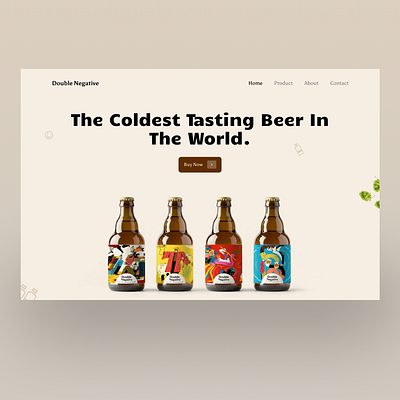 Beer Portal app design branding design dribble typography ui