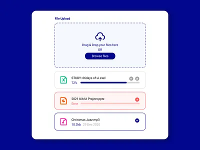 File Upload app cloud dailyuichallenge design file file upload flat mobile mobile app simple simple clean interface ui upload uploader ux vector web