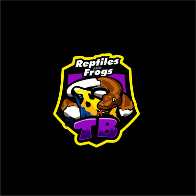 tbreptile frog brand frog mascot mascotlogo reptile sold