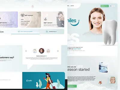 Clinic Website UI clinic doctor hospital ui web design
