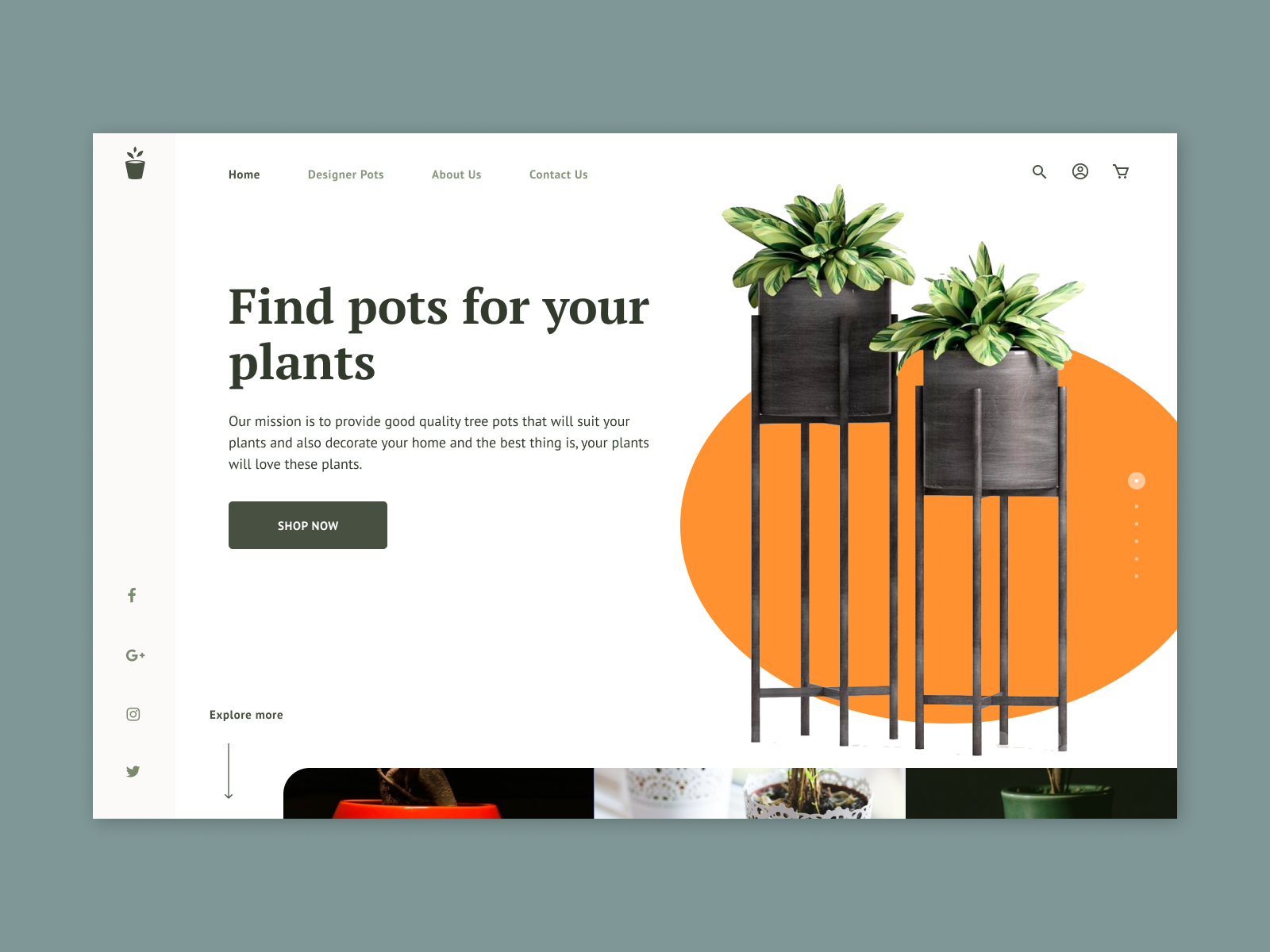 Example of Landing Page - DailyUI #003
