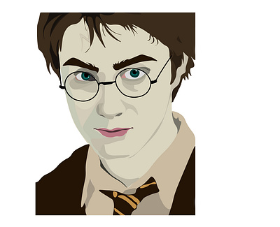 Harry Potter Illustration adobe illustrator customtype design digitalart drawing professional