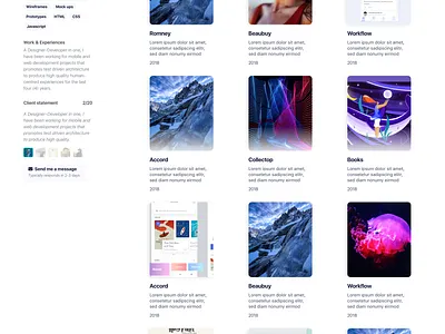 Restie Antiquin Portfolio website design app branding dashboard design illustration landing page minimal portfolio web design website