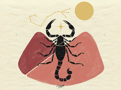 🌟♏ 𝙎𝙘𝙤𝙧𝙥𝙞𝙤 ♏🌟 art design graphic graphicdesign greek illustration mythology scorpio sign zodiac zodiac sign