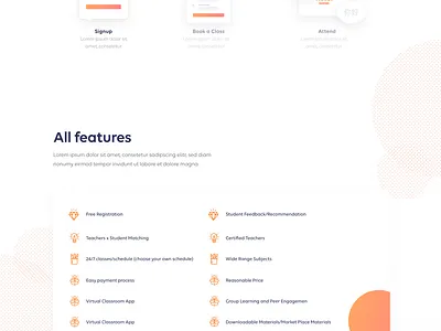 Spur - Online teaching platform app clean dashboard design landing page minimal mobile typography user research web web design