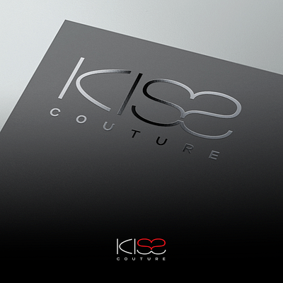 Kiss Couture Logo Design branding branding design brandingdesigner couture kiss logo logo maker logodesign logodesigner luxury logo