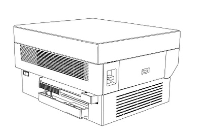 printer illustration instruction manual printer technical