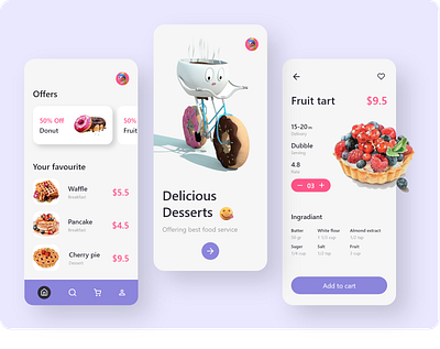 delivery service app 3d adobe xd android app app design art design designer flat food icon illustration ios minimal mobile ui ui designer