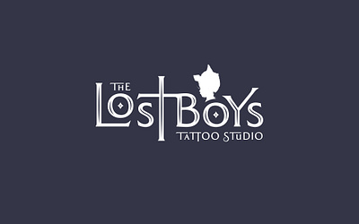 Lost Boys - Identity for a tattoo studio branding custom type design lost boys tattoo typography vector