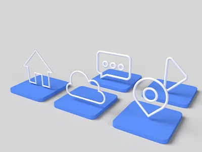 line icons render 3d design icon icons illustration render ui design
