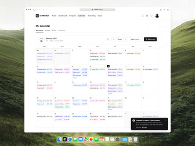 Calendar — Untitled UI calendar events product design ui design user interface web app