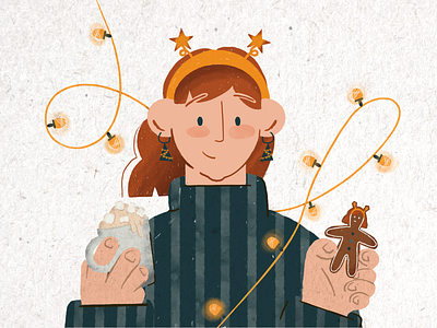 Happy New year 🎊 2dillustration adobe illustrator app illustration character characterdesign flat illustration people procreate web illustration