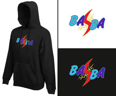 Baba Lightning brand branding cool design graphic graphic design graphic design graphicdesign graphics lightening logo logodesign tshirt