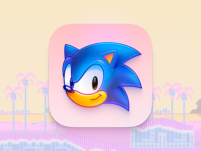 Sonic Origins icon design figma game icon illustration interface logo mac macos osx sonic ui vector