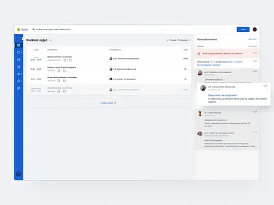 University Information Management Dashboard app design components design design system dribbble e learning ui uidesign ux web webdesign