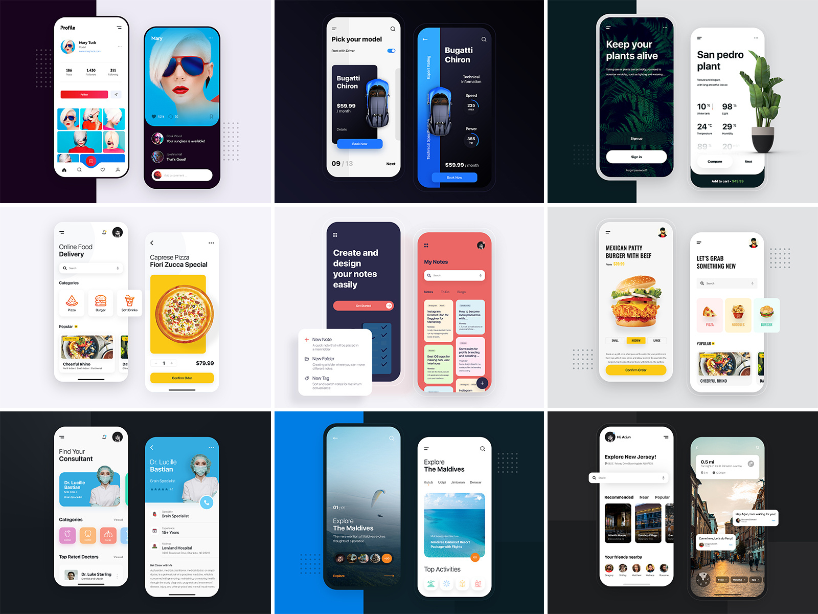Example of Mobile App Design / Product Design