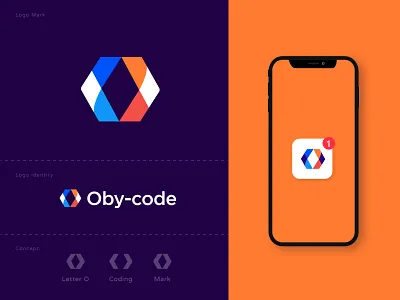 Oby-Code logo Concept | O letter + Coding | website development a b c d e f g h i j k l m n app logo design arrows brand branding and identity clean code codes creative logo develop developement html css logo logo designer modern logo modern o letter logo o logo o p q r s t u v w x y z technology web application