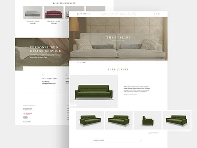 John Sankey e-commerce website redesign ποΈ beige brown collection e commerce ecommerce elegant furniture furniture website html html css javascript js luxury redesign site sofa website website design websites
