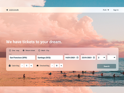 Daily Ui 68 Flight Search blur flight search minimalism pastel color search travel ui uiux ux webdesign