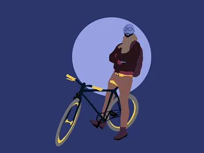 Man on Bike