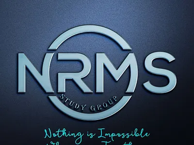 NRMS Study Group logo logo logotype m n nm logo r s s logo study logo text logo typography